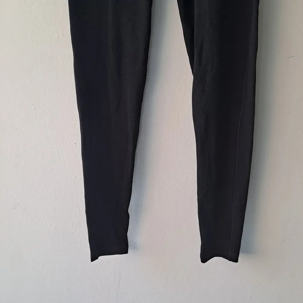 NWT Quince 100% Merino Wool Cold Weather Base Layer Leggings Black Women Size XS